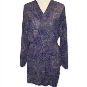 Victoria’s Secret Purple Semi-Sheer Robe